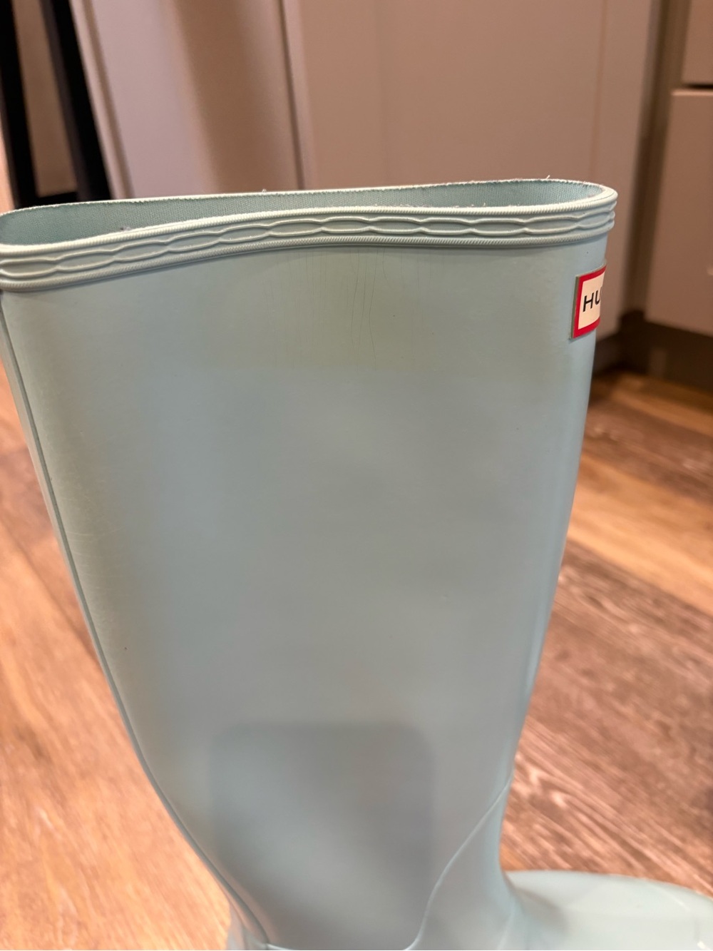 Hunter Tall Waterproof Rain Boots in Robins Egg Blue - Picture 6 of 14